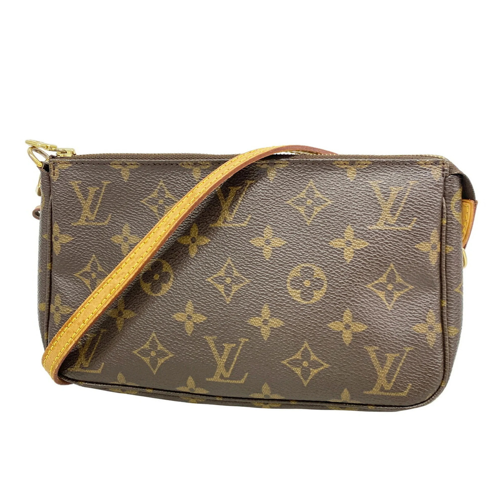 Louis Vuitton Monogram Pochette Accessoires Bag/Pouch M51980 Brown Women's P3...